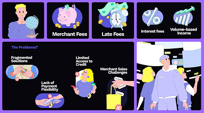 Custom illustrations for Pitch Deck Design character design design illustration pitchdeck