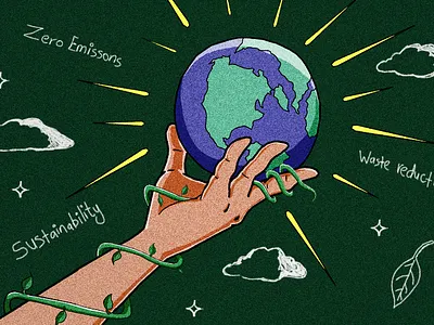 Custom illustration for Blog Banner design illustration