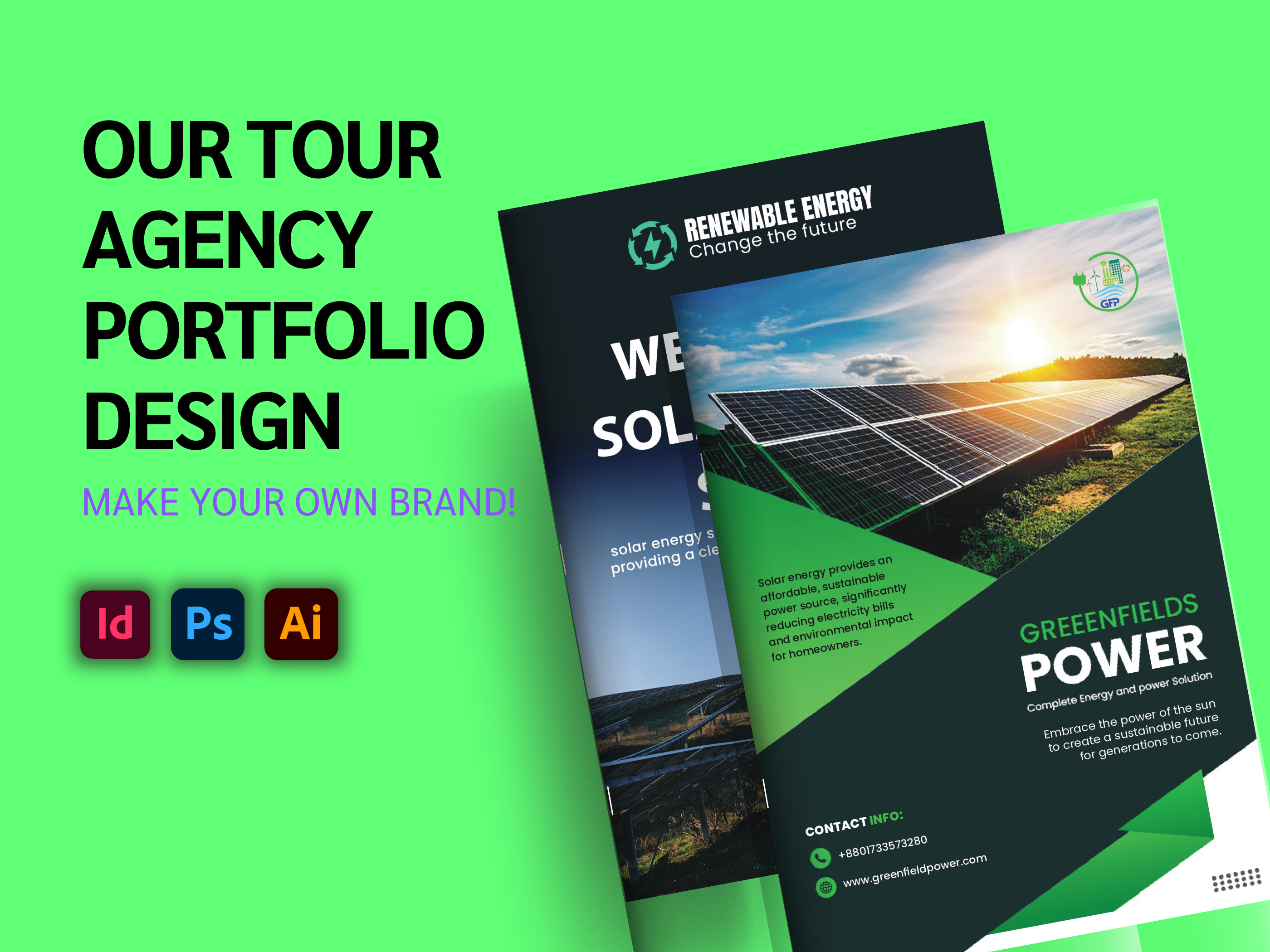 Example of Brochure/Portfolio Design For Your Brand