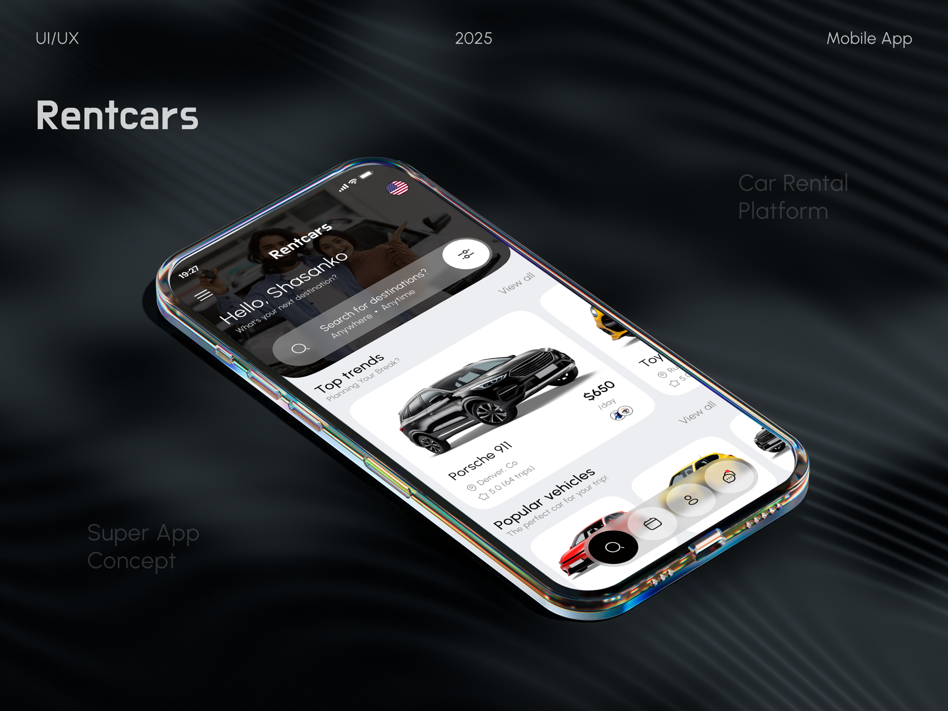 Car Rental Mobile App - UI/UX Design automation car car app car booking app car rental car rental mobile app car rental website luxury car rent a car rental company rental website ride sharing app shasanko das transition travelling ui ui visual design ux vehicle web