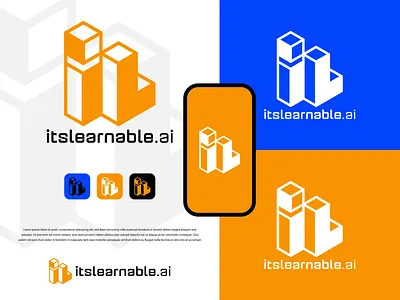 Isometric Logo Design brand guideline brand style guide brandbook branding custom logo graphic design illustration isometric logo design letter mark logo logo logo design minimalist logo