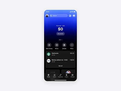Remove account (Remove pattern) animation clean design design app minimal mobile particles principle product design remove remove account remove currency revolut ui ux