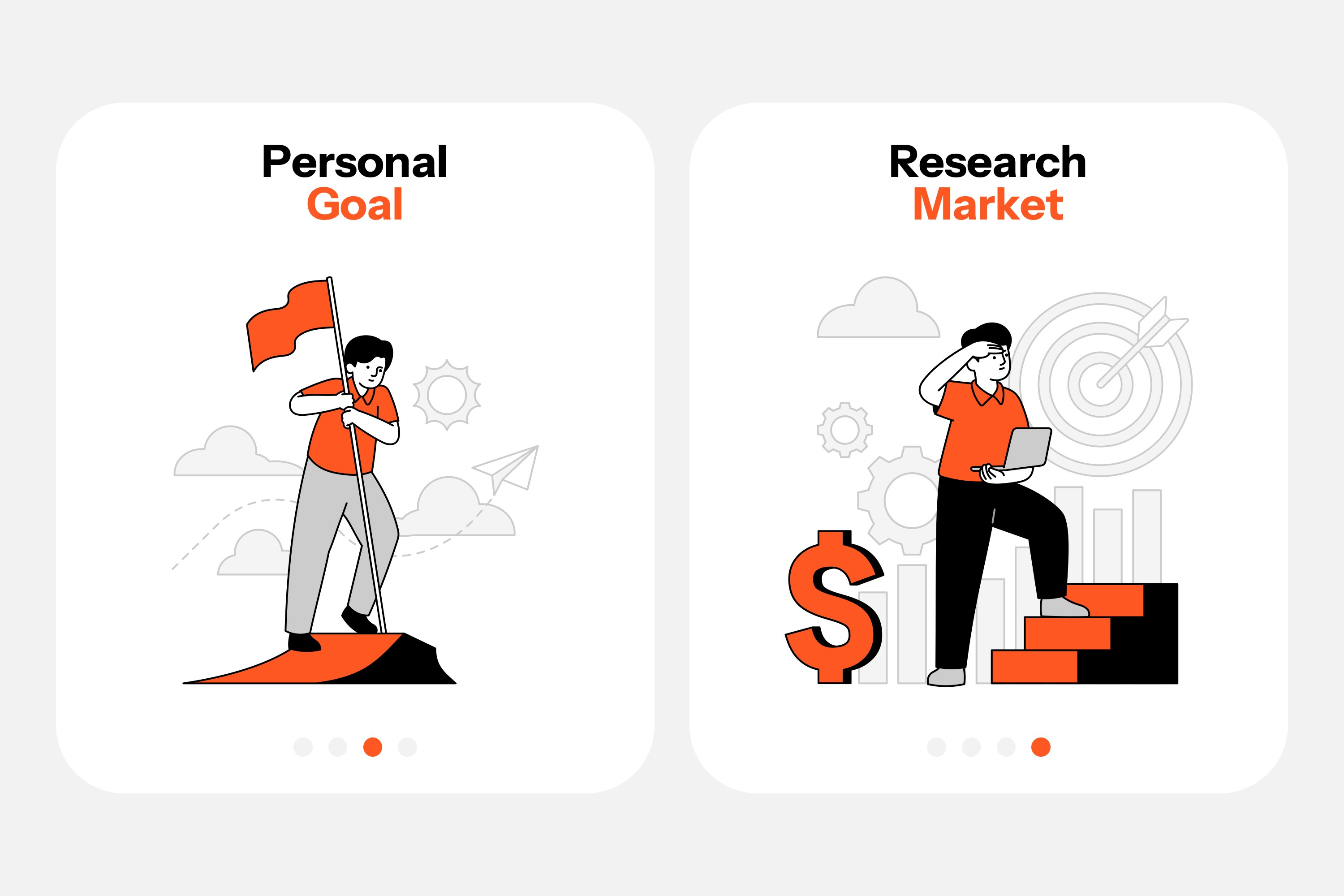 Example of Flat Character Illustration