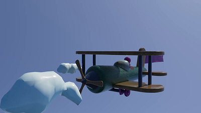 Short Plane Animation animation cinema4d motion graphics