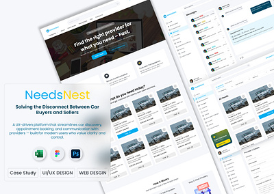 🚗 Car Buying & Provider Platform — UI/UX Case Study dailyui designinspiration designsystem dribbbleshots figmadesign interfacedesign productdesign responsivedesign uidesign uxcasestud uxdesign uxui