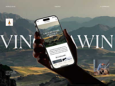 Natural Wine E-commerce App app appui design ecommerce mobile modernclassic natureinspired productdesign ui uxdesign wine wineapp