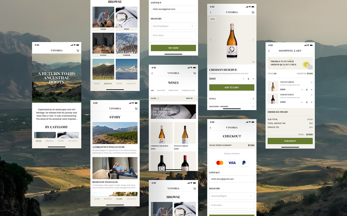 Natural Wine E-commerce App Image 0
