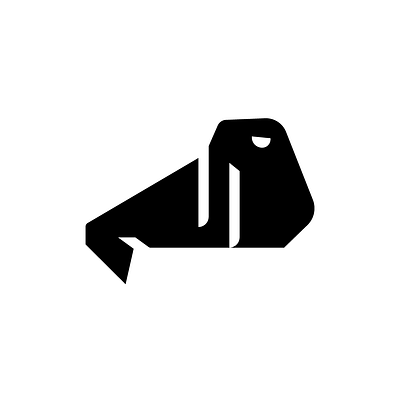Walrus Logo For Sale animak modern negative space ocean sea simple tooth walrus
