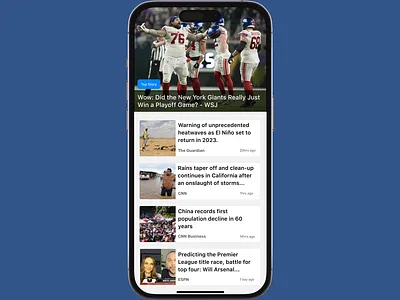 Daily UI 094 ~ News dailyuichallenge design figma ui uiux ux uxdesign