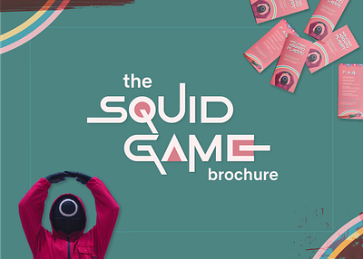 Squid Game Brochure branding brochure brochure design graphic design squid game