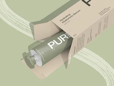 Pure - Skincare Package Design beauty brand brand identity branding care design package skincare