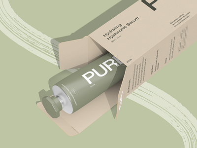 Pure - Skincare Package Design beauty brand brand identity branding care design package skincare
