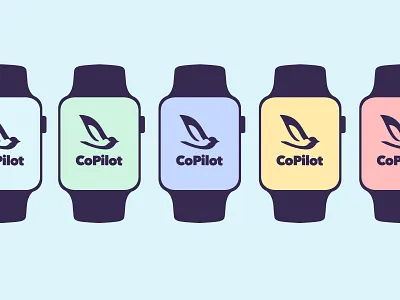 CoPilot Logo + Identity app icon bird bird logo brand design branding fitness fitness app fitness brand fitness logo flying bird logo logo design logo designer logotype negative space negative space logo wells wells collins wells collins design workout logo