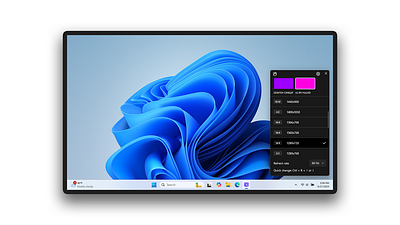 Resolution Express - Instantly Change Resolutions adjust app display express logo microsoft monitor product design refesh rate resolution ui design uiux design windows