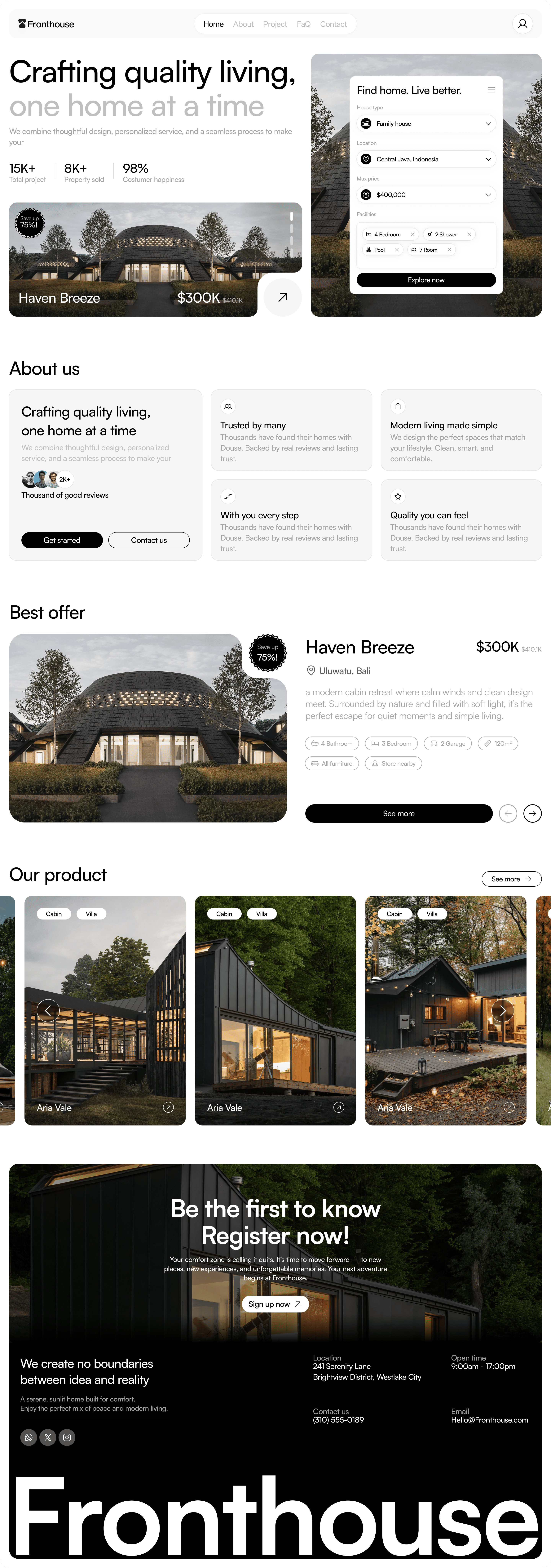 Example of Web Design + Native Code Development