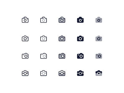 Camera Icons ✨ bulk icons camera icons ico icon icon design icon pack icon set iconography icons line icons new icons shield 01 solid icons stroke icons