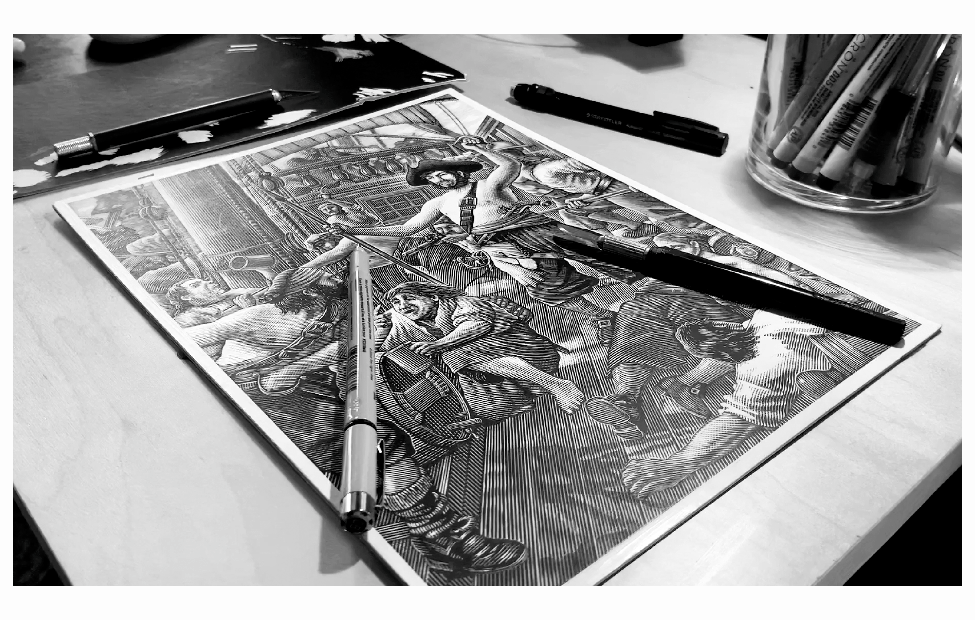 Steven Noble “Hall of Fame” Collection of Woodcuts artwork branding design drawing engraving etching hand drawn illustration illustrator line art linocut scratchboard steven noble vintage woodcut