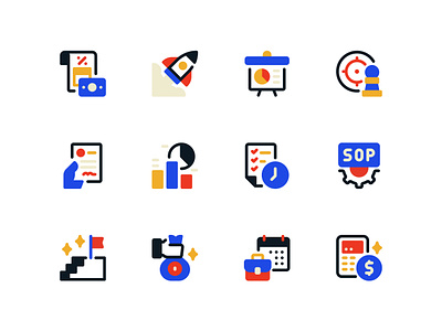 BUCKY | Business app app icon app icon design business buttons color colorful design flat icon icon icon set illustration startup ui website