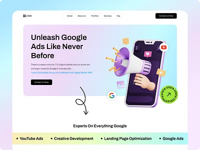 Landing Page Hero Section – Web UI Design Inspiration cleandesign dribbble figma herobanner heroheader homepage landingpage minimalui modernwebdesign responsiveui uidesign uxdesign webdesign websiteui webui