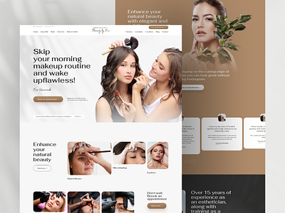 Makeup Artist -Skin Care Beauty Website Design beauty website design care beauty website design landing page landingpage makeup artist skin care skin care beauty skin care beauty website design skin care landing page skin care website design web design webdesign website website design