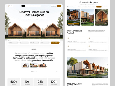 Real Estate Website apartment house rental website listing luxury home product design property property listing ui real estate real estate app real estate landing page real estate website search property ui uiux web design