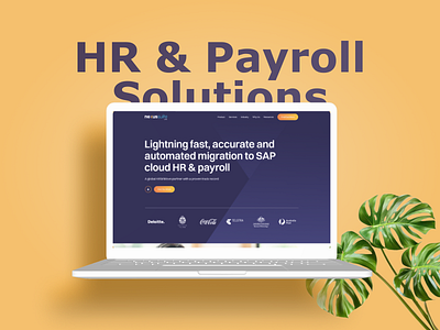 SAP Cloud HR Migration Website Design | B2B UI/UX b2bdesign branding enterprisewebsite figma graphic design hrtech logo operationsplatform payrollmigration saas sapcloud ui uiux webdesign