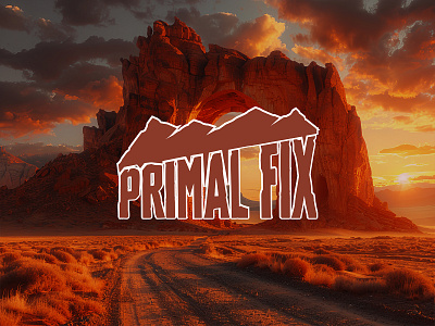 Logo Design for Primal Fix brand branding design digital digital art food graphic design icon icon design identity branding logo logo design minimal modern professional snack