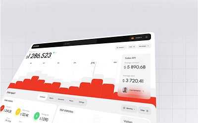 UX/UI design of the digital analytics platform analytic animation app design dashboard fintech outcrowd panel platform redesign saas statistic ui web platform