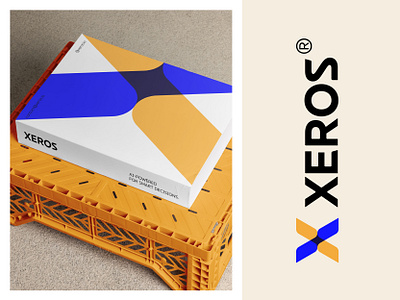 xeros logo identity brand identity branding logo logo design logo mark logotype modern logo x logo
