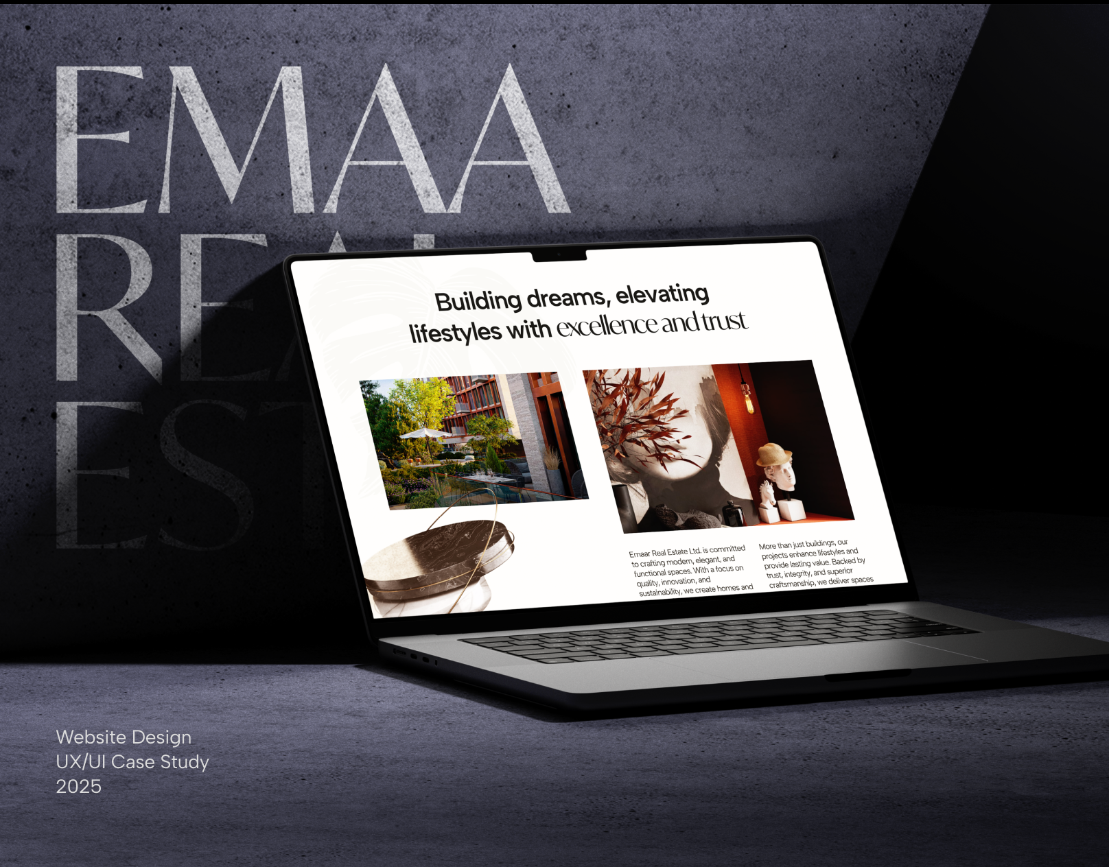 Emaa | Real Estate Website UI UX Design 3d architecture branding building case studies case study design dubai graphic design logo luxury motion graphics real estate real estate website design ui uiux web web ui website website design