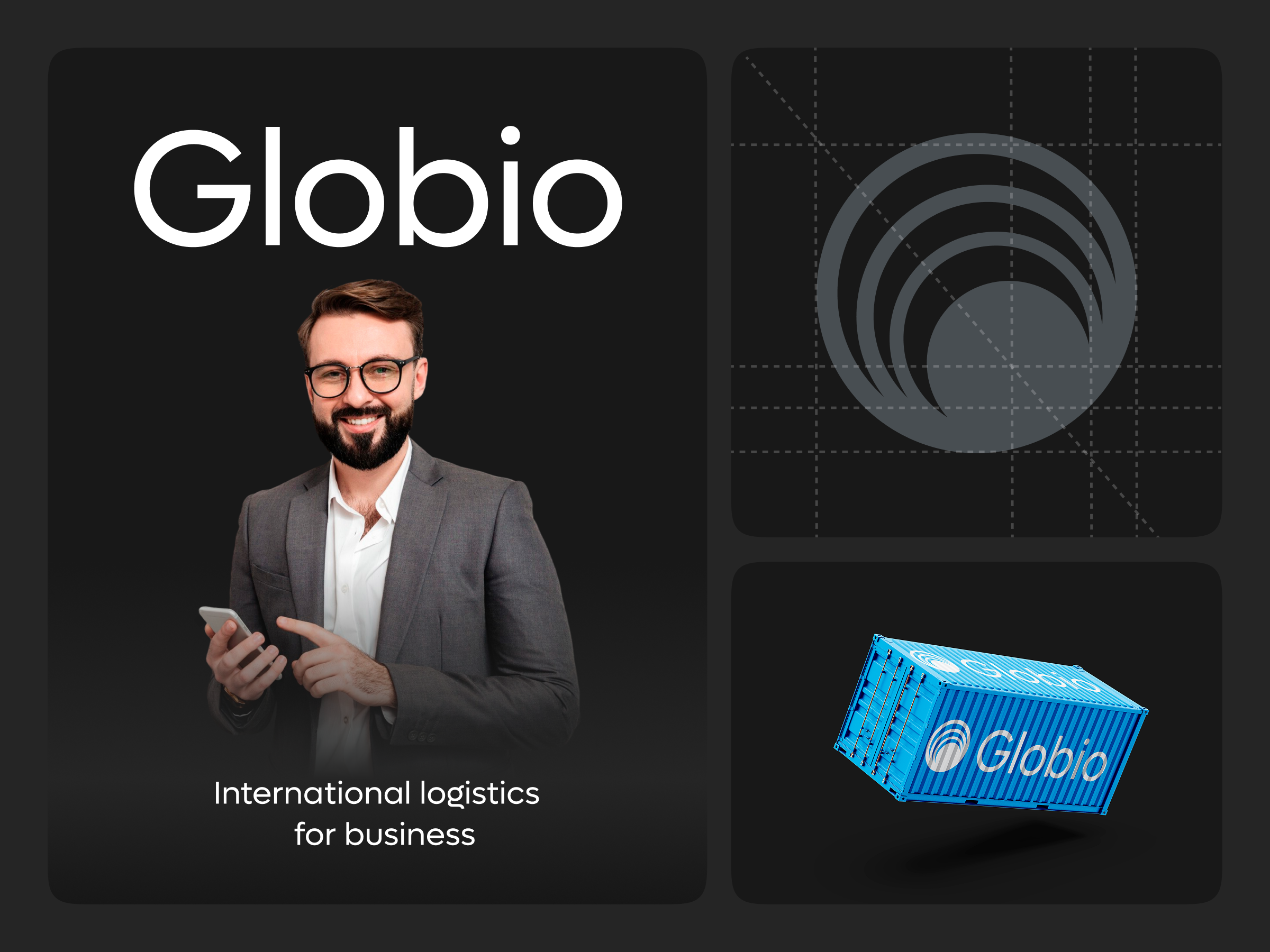 International Logistics Company Branding brand design brand identity branding international company logistics logo logo design visual identity