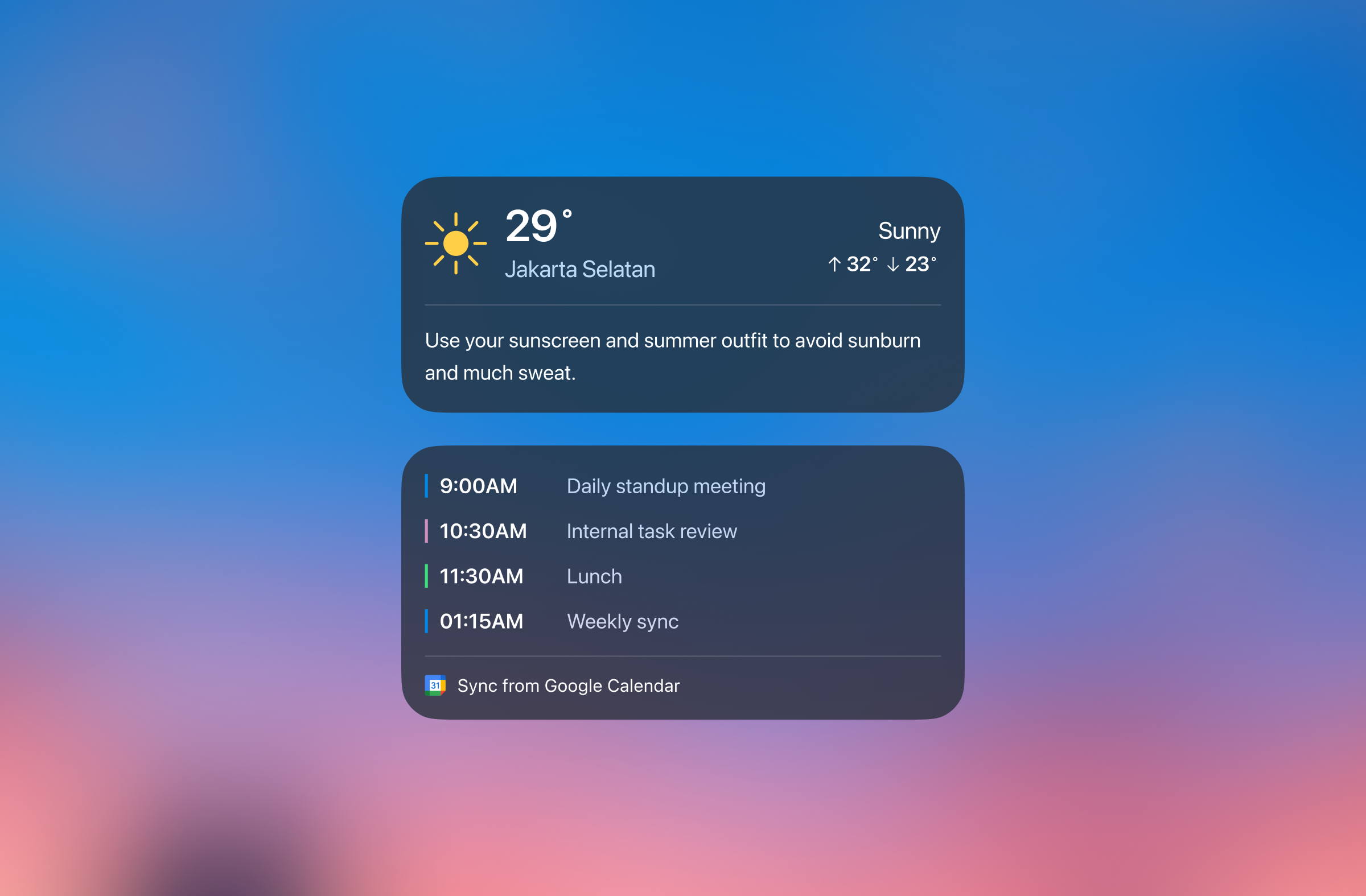 Orb - AI Daily Assistant App [Weather] ai app app design clean ui uiux weather