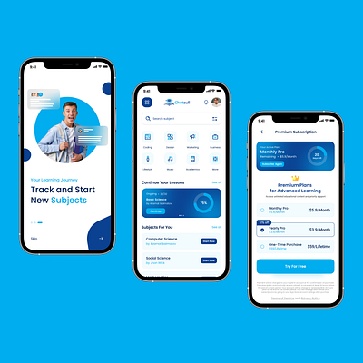 Chatsuli – Online Learning App app design cleanui edtech educationapp figmadesign mobileappdesign moderndesign onlinelearning studentapp studyapp tutorplatform ui design uiuxdesign