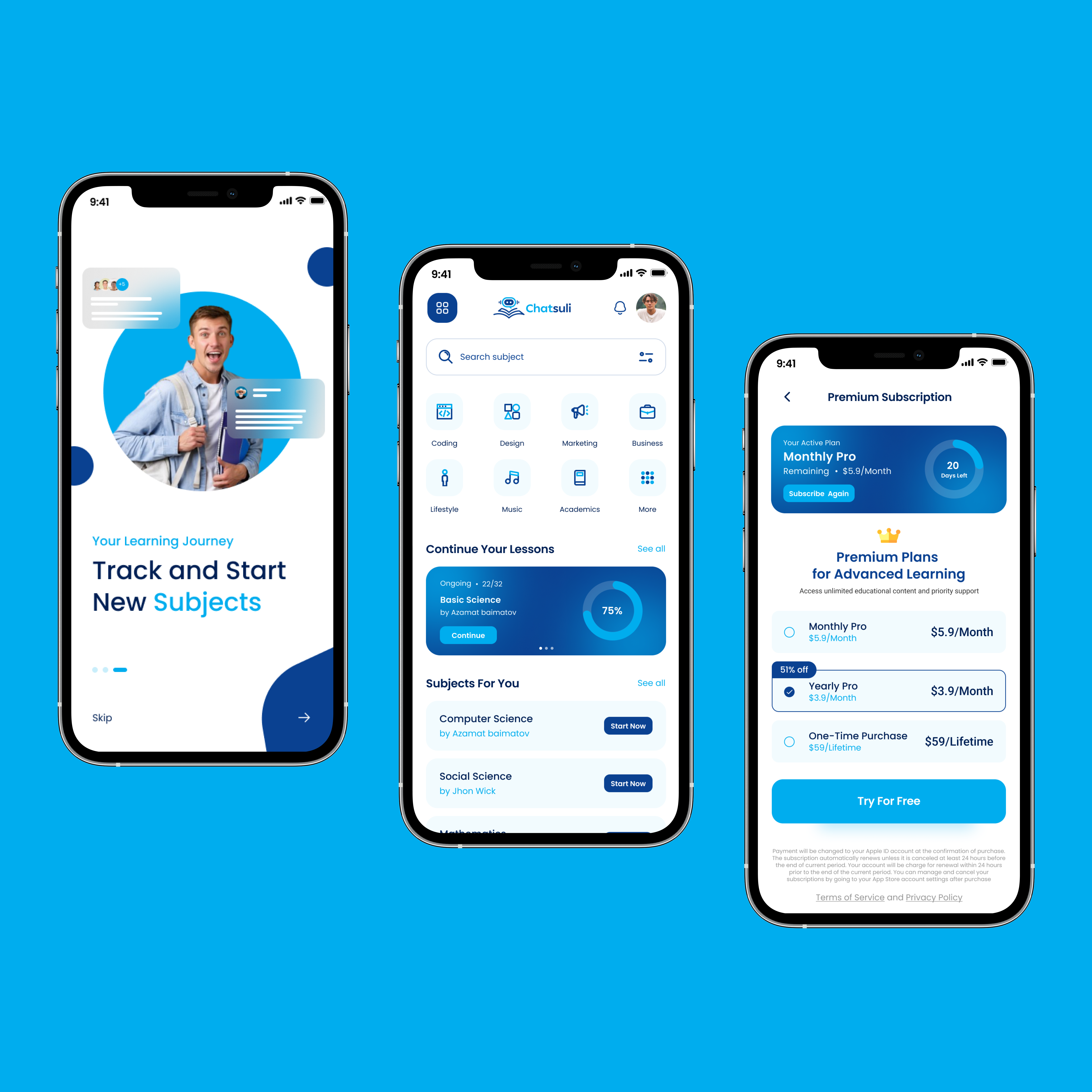 Example of Mobile App Design | Modern & Functional