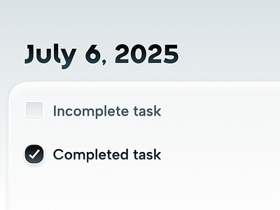 Early Visual Design Exploration check date design gradient ios light mode list minimal simple texture ui ux