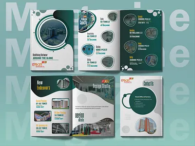 Company Profile Book advertising book book design branding company profile creative book design illustration profile book