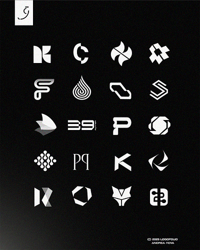 Logomarks on Sales - Andrea Nova app branding design graphic design illustration logo typography ui ux vector