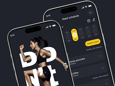 Fitness App Design Concept app app design app ui design fitness fitness app health ios iphone mobile mobile app mobile app design mobile app ui mvp react native ui ui design user interface ux ux design