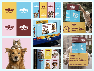 mymy – Pet Shop Brand Identity & Packaging System branddesign brandidentity branding designinspiration graphicdesign logo logo design logoconcept visualidentity