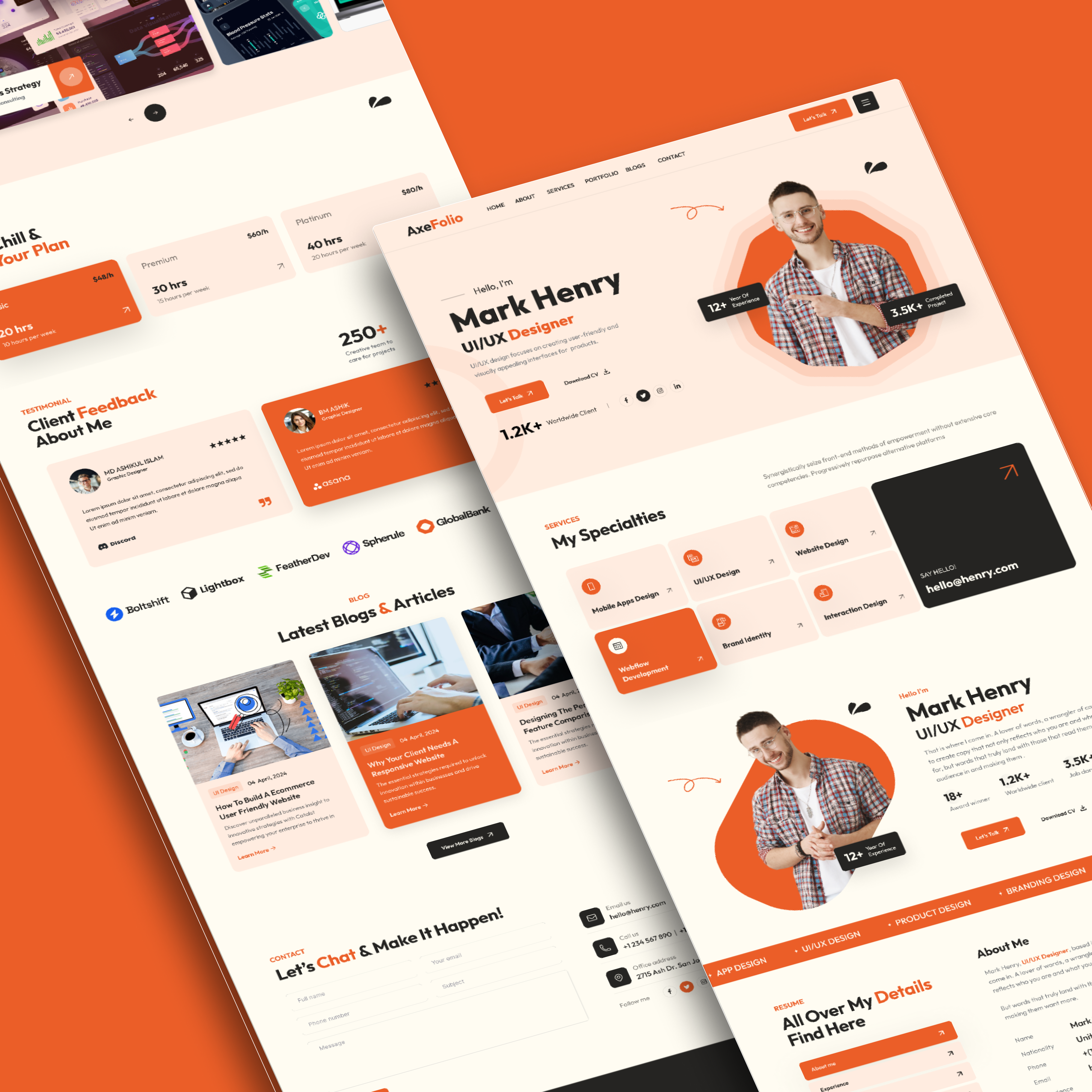 Example of Modern Website Design | UX/UI