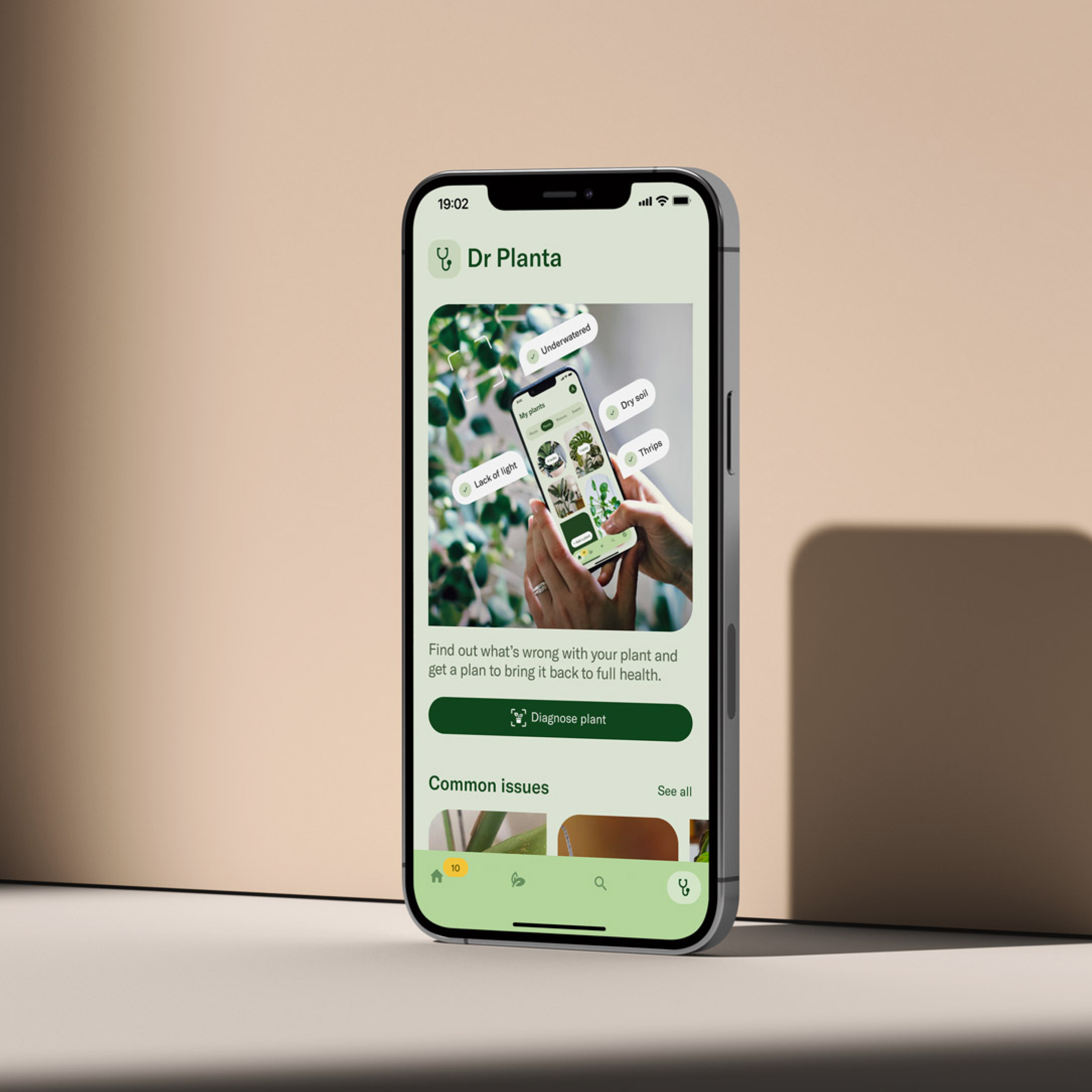 Planta app design app appdesign flower graphic design most most studios plant product product design