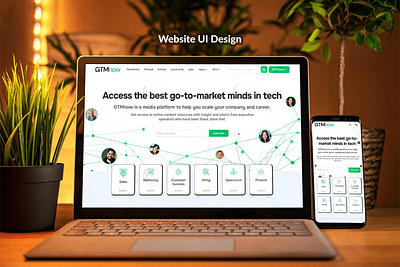 SaaS Content Platform Website UI | GTM & Growth Resources 3d animation branding contentplatform figma graphic design growthmarketing gtmstrategy logo mediawebsite motion graphics saasdesign saasweb techbranding ui uiux vcplatform webdesign