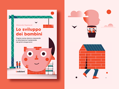 Growing up is a construction site - UPPA Publishing best book chiara morra children conceptual construction cover design draft dribbble flat home illustration illustrator minimal parents shot uppa vector work