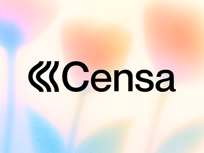 Censa brand branding c letter colorful design elegant fingerprint icon listen logo logodesign minimal music personal reflect sounds wave