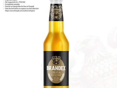 Brandex Original Malt Drink: Premium Packaging fmcg