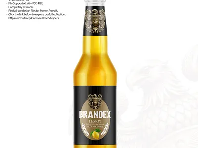 Brandex Original Malt Drink: Premium Packaging fmcg