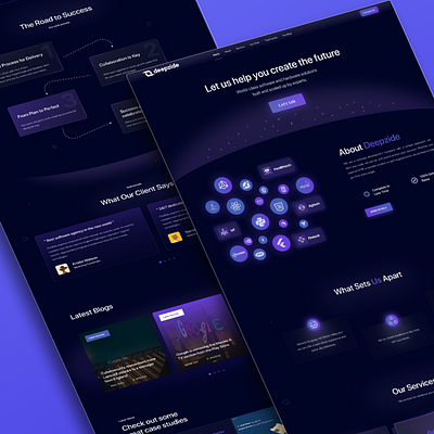 Modern Company Website b2bdesign companywebsite darkmodeui digitalservices enterpriseux figmadesign mobileappdesign moderninterface productdesign responsiveui saasdesign softwarecompany uiuxdesign webdashboard websitedesign