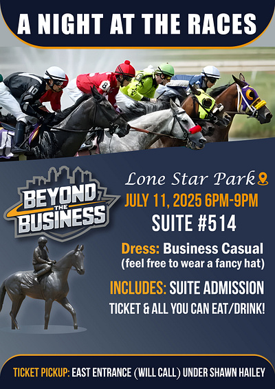 🎉 Event Flyer Design: A Night at the Races branding event flyer flyer flyer design graphic design illustration logo logo design typography