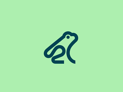 Frog abstract frog alex seciu branding exprimart frog frog logo logo design logo designer one line frog