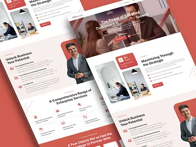 Modern Corporate Business Website agencywebsite businesswebsite cleanui corporatewebsite creativewebdesign design figmadesign figmaui homepagedesign landingpagedesign moderndesign modernui professionaldesign ui uiux uxuidesign webdesign websiteredesign websiteui